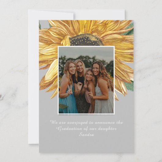 Carte Faire-part plat (Dos)