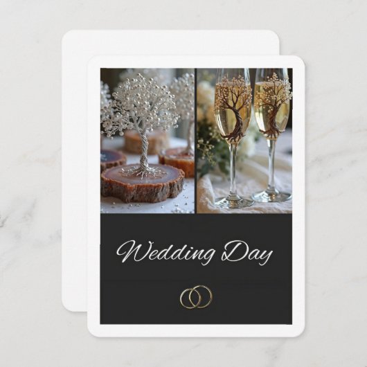 Carte Faire-part plat (Devant / Derrière)