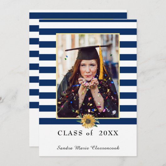 Carte Faire-part plat (Devant / Derrière)