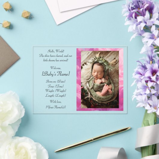 Carte Faire-part plat (Insitu (Mariage))