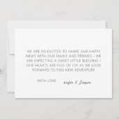 Carte Faire-part plat (Dos)