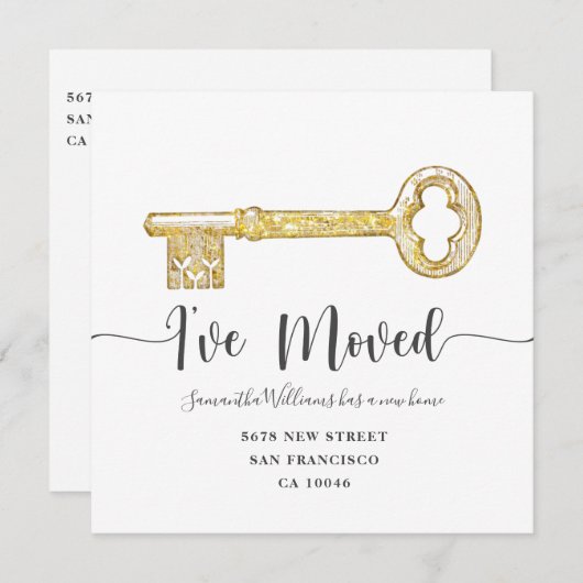 Carte Faire-part plat (Devant / Derrière)