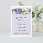 Carte Faire-part plat midi (Debout devant)