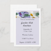 Carte Faire-part plat midi (Devant / Derrière)