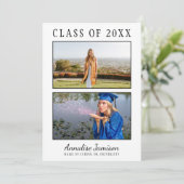 Carte Faire-part plat multi-photo (Debout devant)