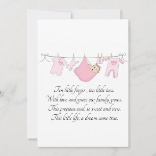 Carte faire-part pour bébé nouveau-né