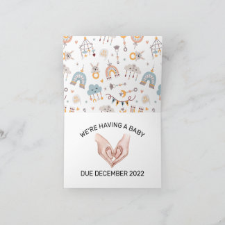 Carte Faire-part surprise pour bébé