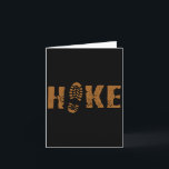 Carte Faire plus de randonnée et moins de soucis Humour<br><div class="desc">Faire plus de randonnée et moins de soucis Humour de montagne drôle Manches longues</div>