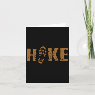 Carte Faire plus de randonnée et moins de soucis Humour 