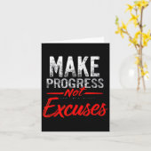 Carte Faire progresser n'excite pas les devis motivation (Fleur jaune)