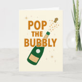 Carte Faire sauter le bouchon Célébration (Devant)