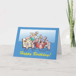 Carte Faire un gâteau d'anniversaire !