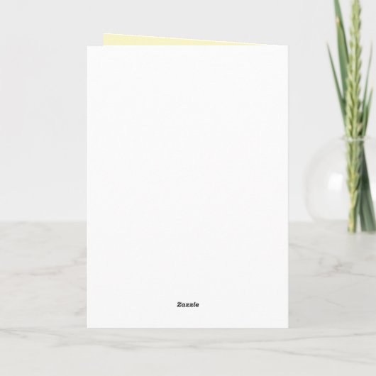 Carte Faire un voeu texte personnalisé Anniversaire (Dos)