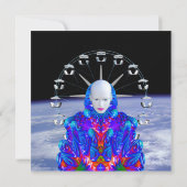 Carte Fairground in Space (Dos)