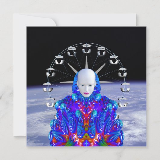 Carte Fairground in Space (Devant)