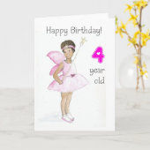 Carte Fairy 4th Bird (Fleur jaune)