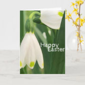 Carte Fairy Bells 1 - Folded Greeting Card (Fleur jaune)