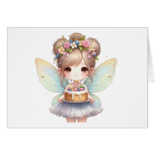 Carte Fairy Birday Card