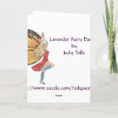 Carte Fairy Birday Card (Dos)