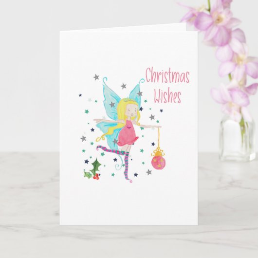 Carte Fairy Christmas (Orchidée)