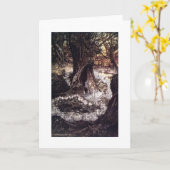 Carte Fairy Circle de Arthur Rackham (Fleur jaune)