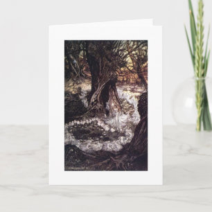 Carte Fairy Circle de Arthur Rackham