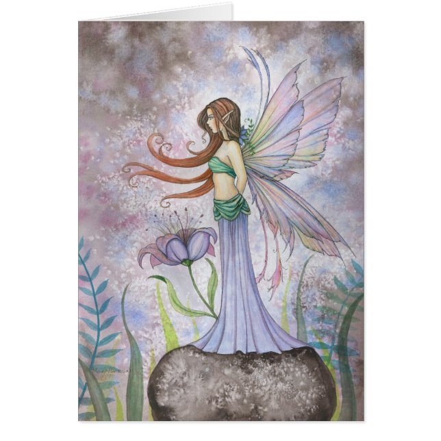 Carte Fairy Dream Lily par Molly Harrison (Devant)