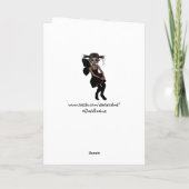 Carte Fairy Elf DarkWolf Raven The Stairs Joyeux Anniver (Dos)