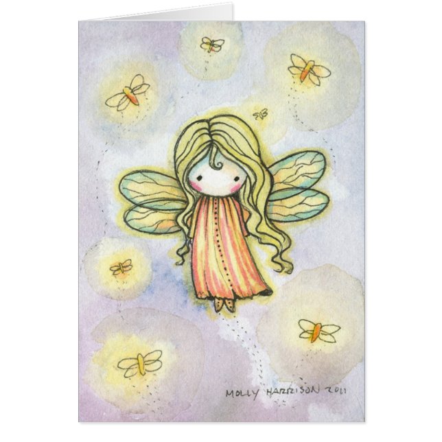 Carte Fairy 'Firefly Cutie' de Molly Harrison (Devant)