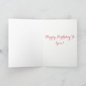 Carte Fairy First Birday (Intérieur)