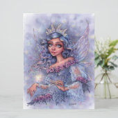 Carte Fairy Godmère Magic Wings Imaginaire Femme Art Car (Debout devant)