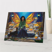 Carte Fairy Guardian Doberman Chien (Devant)