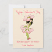 Carte Fairy Happy We are Friends Kids Valentines Day (Devant)