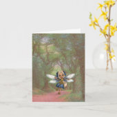 Carte Fairy in the Forest Birthday (Fleur jaune)