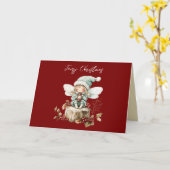 Carte Fairy Joyer Noël (Fleur jaune)