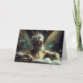 Carte Fairy King prend un bain dans un bain d'or (Devant)