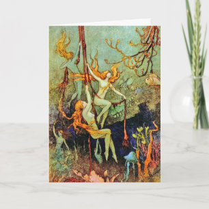 Carte : Fairy Mermaids - par Warwick Goble