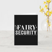 Carte Fairy Security Anniversaire Halloween (Fleur jaune)