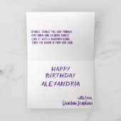 Carte Fairy Tale Dragon Witch Castle Chivalerie (Intérieur)