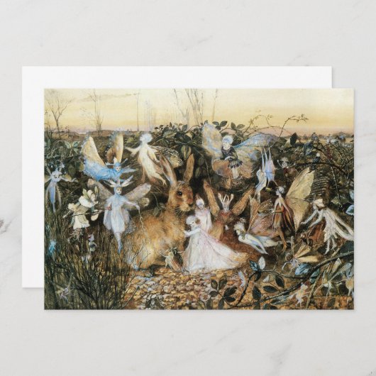 Carte Fairy Twilight de John Anster Fitzgerald (Devant / Derrière)