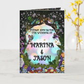 Carte Fairy Whimsical Forest of Magic (Fleur jaune)