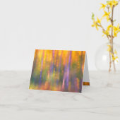 Carte Fairy Woods Art Abstrait (Fleur jaune)