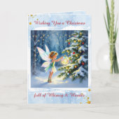Carte Fairytale Christmas with Holiday Poem Personalized (Devant)