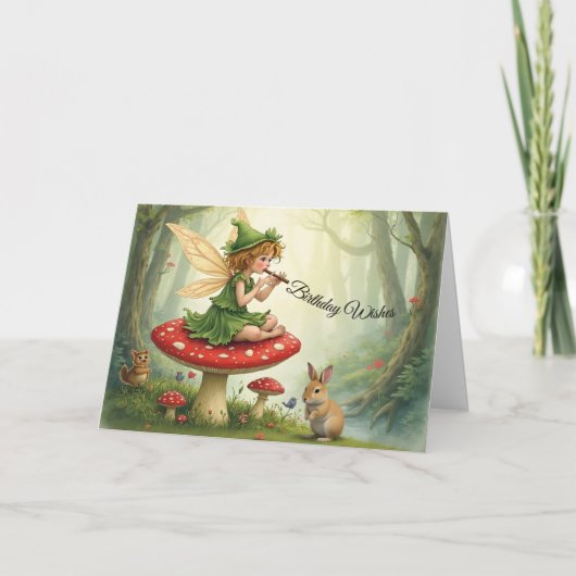 Carte Fairytale Flautist (Devant)