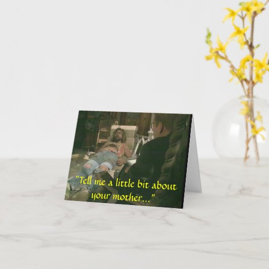 Carte Fais de maman son souci (Fleur jaune)