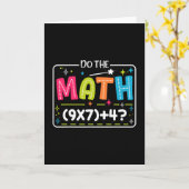 Carte Fais Le Calcul 67 Mème Correspondance Professeur D (Fleur jaune)