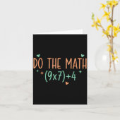 Carte Fais Le Calcul 67 Meme Six Sept (Fleur jaune)