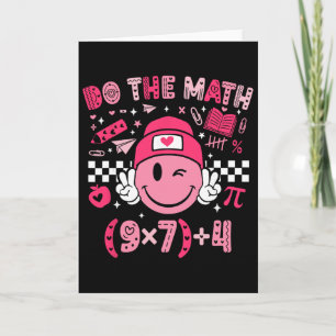 Carte Fais Le Calcul Six Sept 76 Mème Saint-Valentin Mat