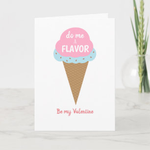Carte Fais-moi une saveur, sois ma Saint Valentin, oh et