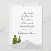 Carte Faisan de Noël South Dakota Flat (Dos)